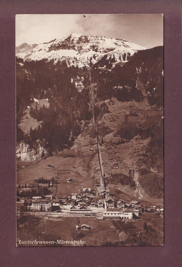 LAUTERBRUNNEN - Mürrenbahn - 1922