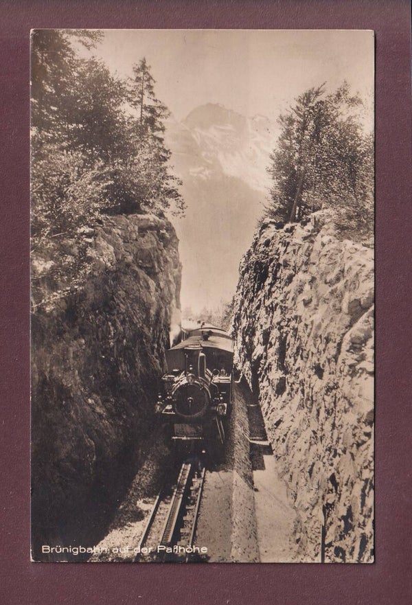 BRÜNIGBAHN auf der Passhöhe - 1927