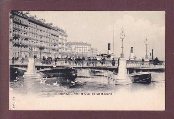 GENEVE - Pont du Mont-Blanc