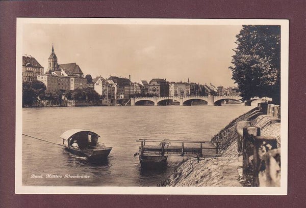 BASEL - Mittlere Rheinbrücke