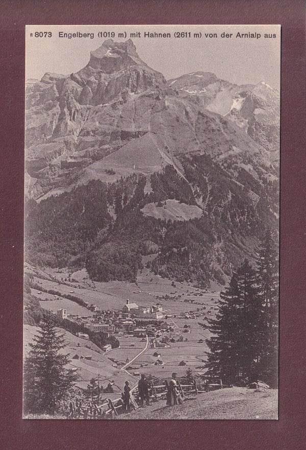 Engelberg - HAHNEN von der Arnialps aus - Leute