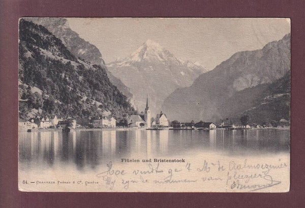 FLÜELEN - Bristenstock - 1902 Charnaux Frères