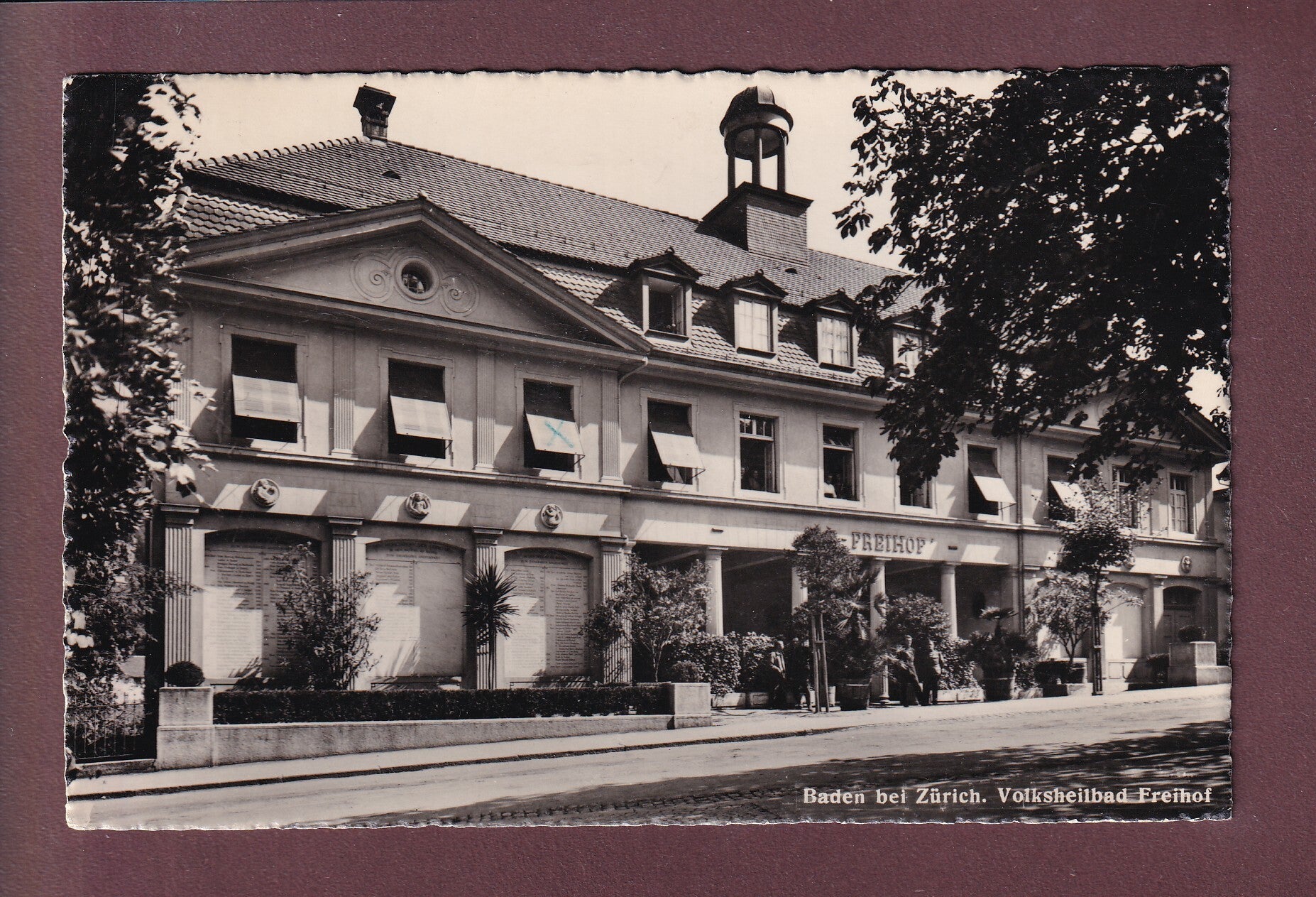 BADEN - Volksheilbad Freihof - 1950