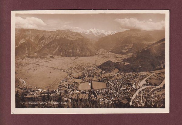 INTERLAKEN vom Harder aus - 1928