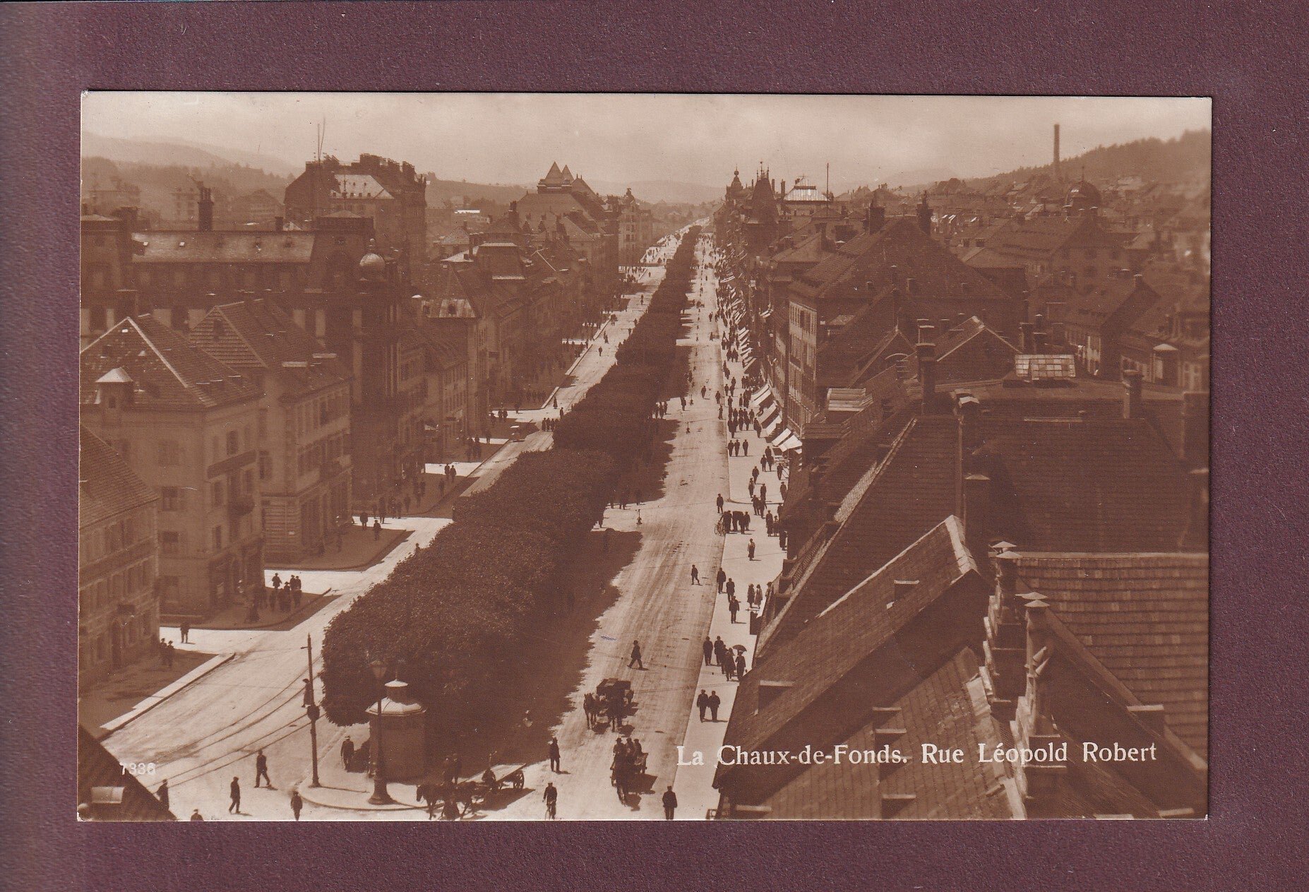LA CHAUX-DE-FONDS - Rue Léopold Robert - Feldpost