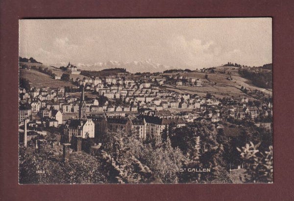 ST. GALLEN - Teilansicht - 1914
