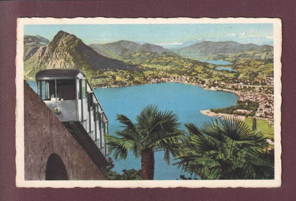 LUGANO - Funicolare Monte Brè - 1952