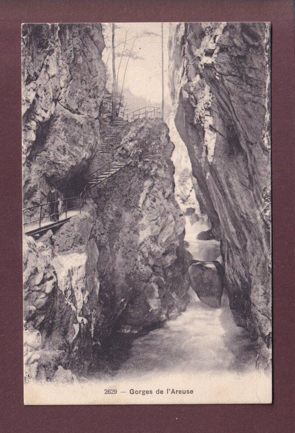 Gorges de l'AREUSE - 1911 Obl. Hôtel