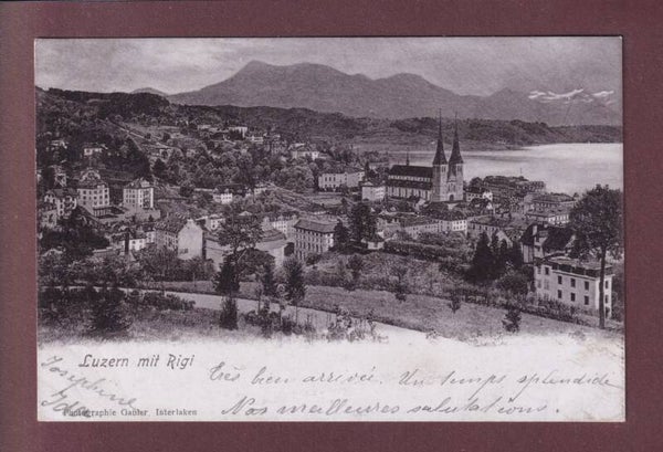 LUZERN mit Rigi - 1903