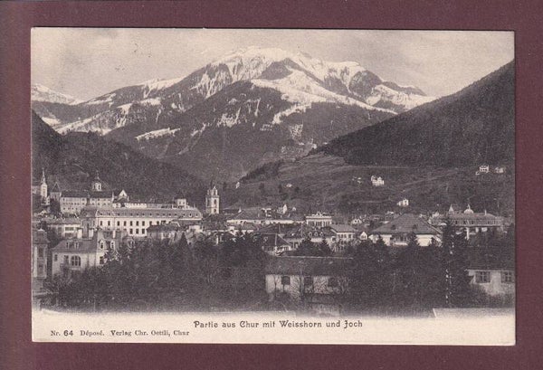 Partie aus CHUR - Weisshorn - Joch - 1911