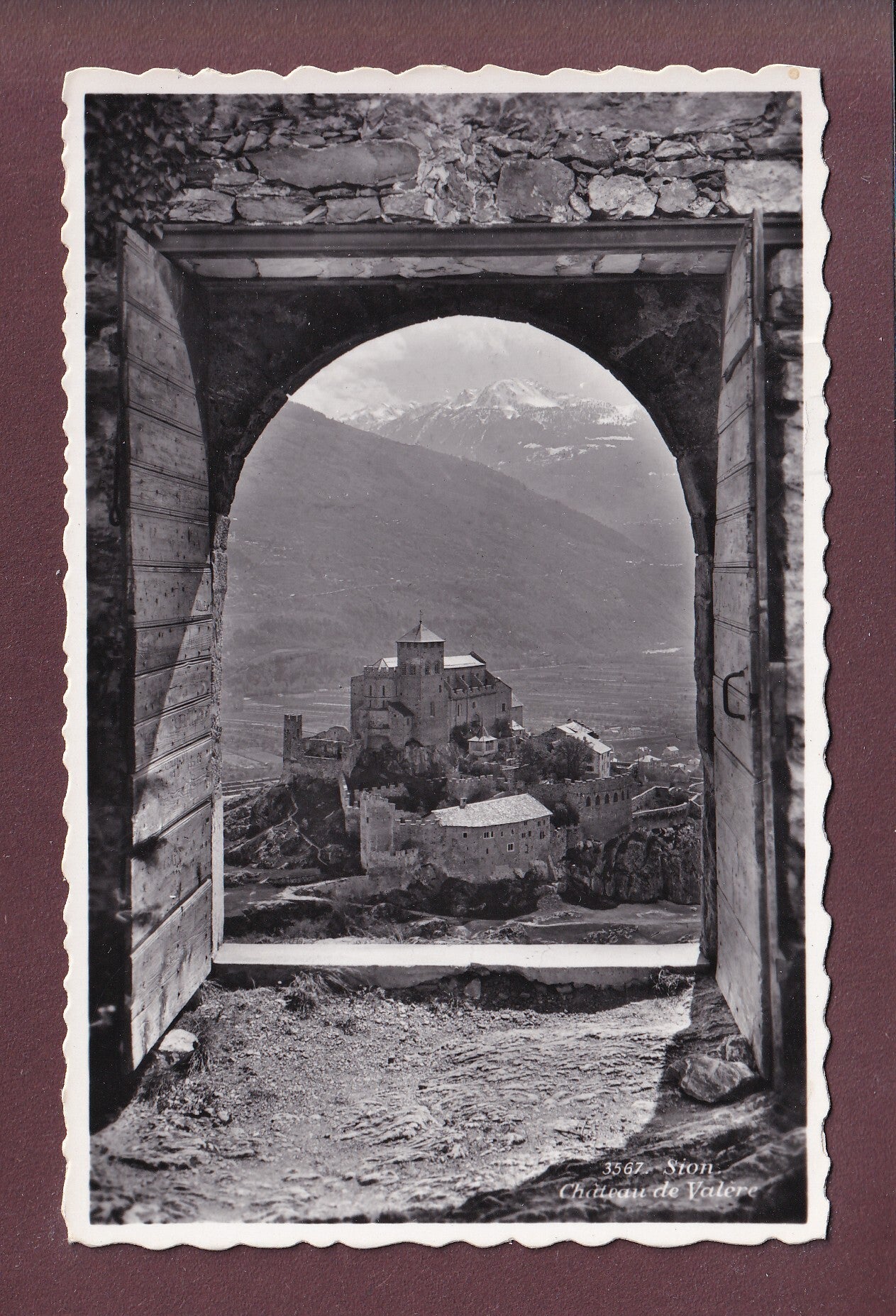 SION - Château de Valère - 1958
