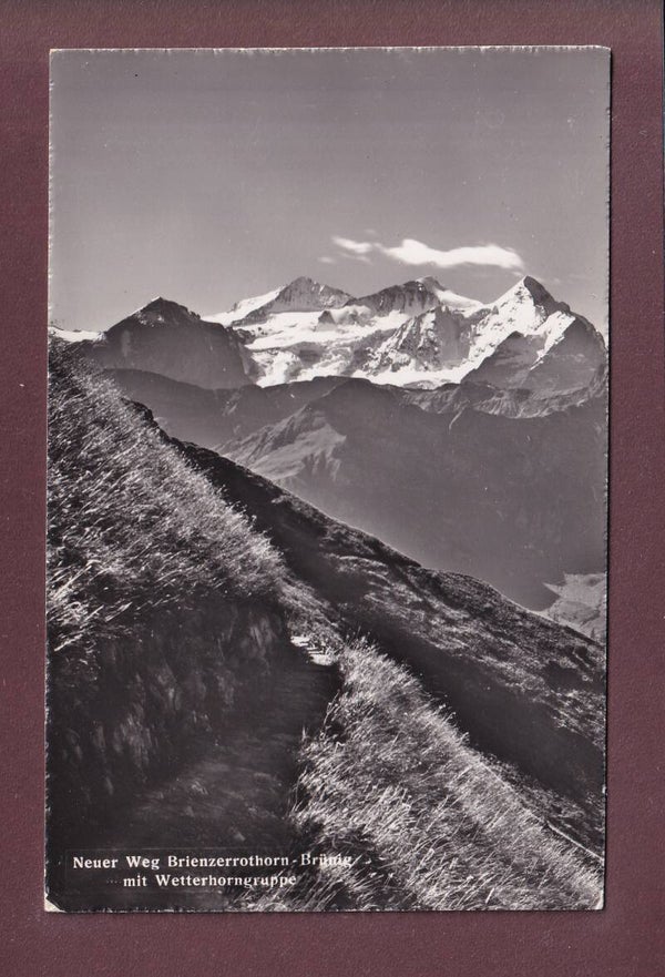 Neuer Weg BRIENZERROTHORN-BRÜNIG - Wetterhorngruppe - 1957