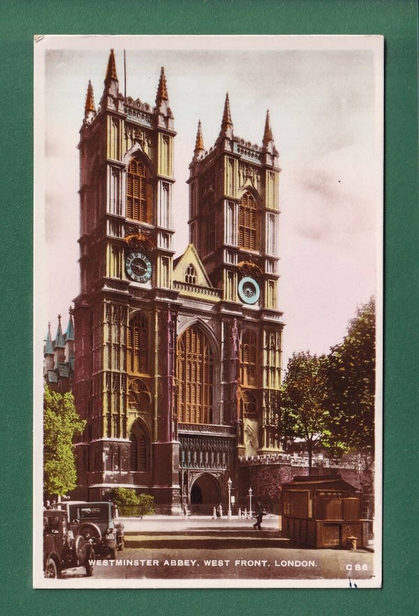 LONDON - Westminster Abbey - West front - 1935