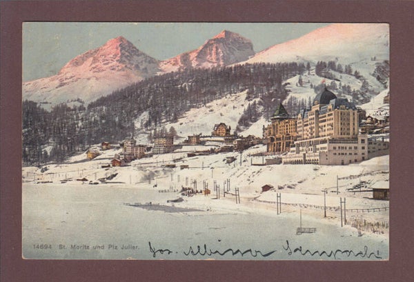 ST. MORITZ - Piz Julier - 1909
