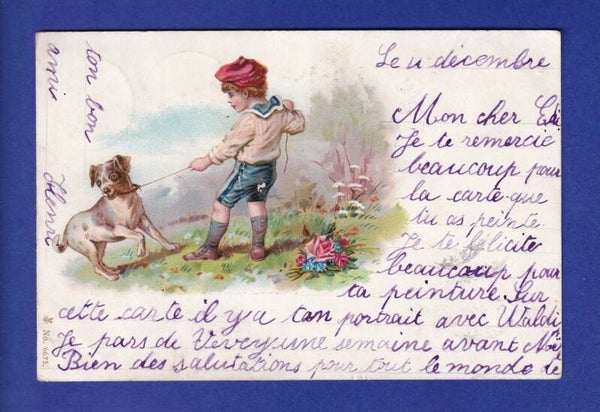 ENFANT - Jeune garçon avec son chien
