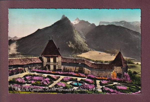 Château de GRUYERES - Jardin français - Dents de Broc