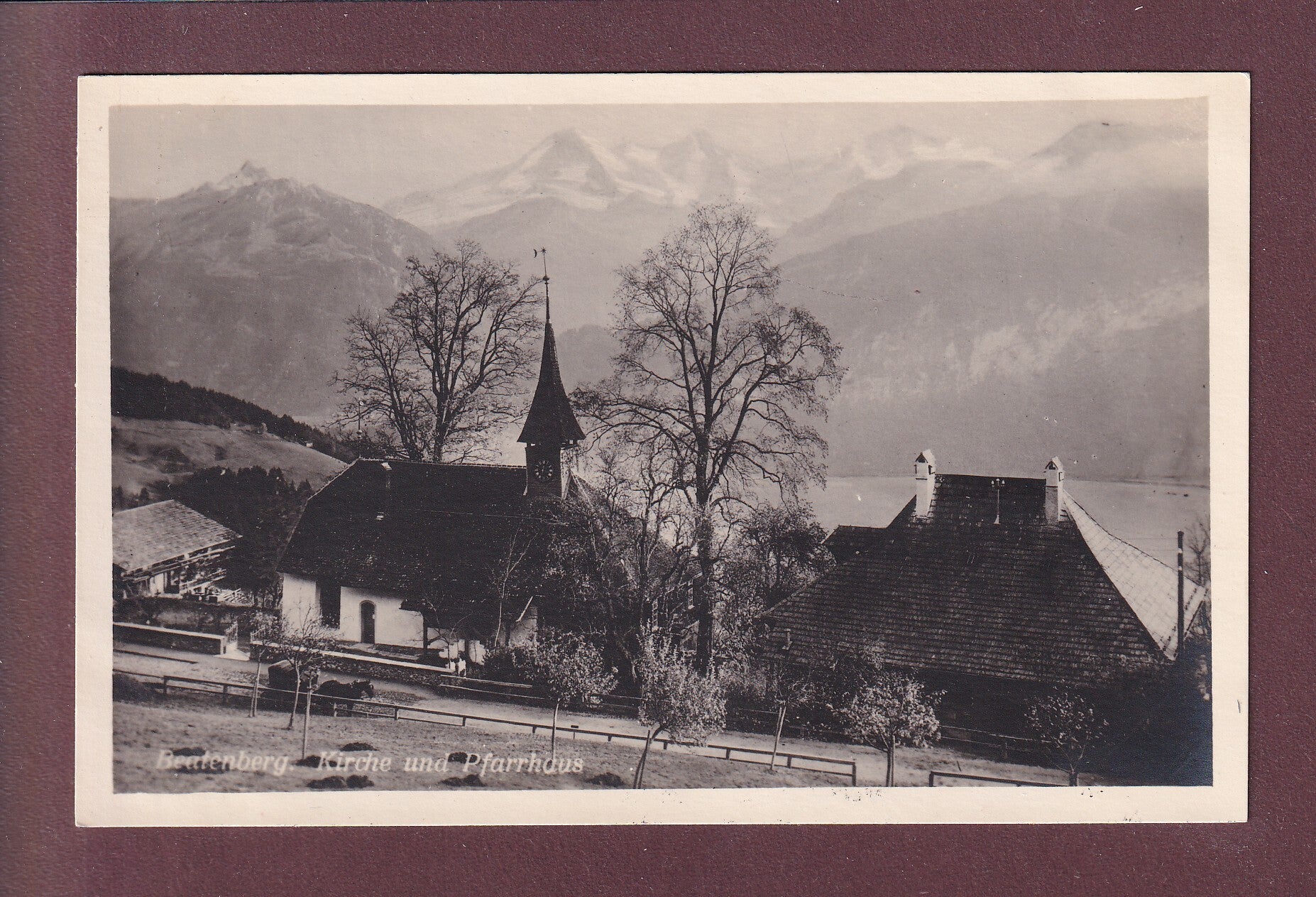 BEATENBERG - Kirche - Pfarrhaus