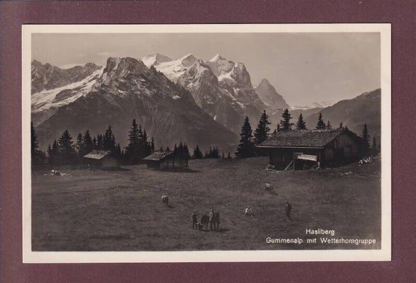 HASLIBERG - Gummenalp - Wetterhorngruppe