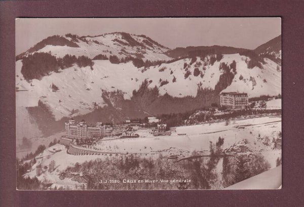 CAUX en hiver - 1917