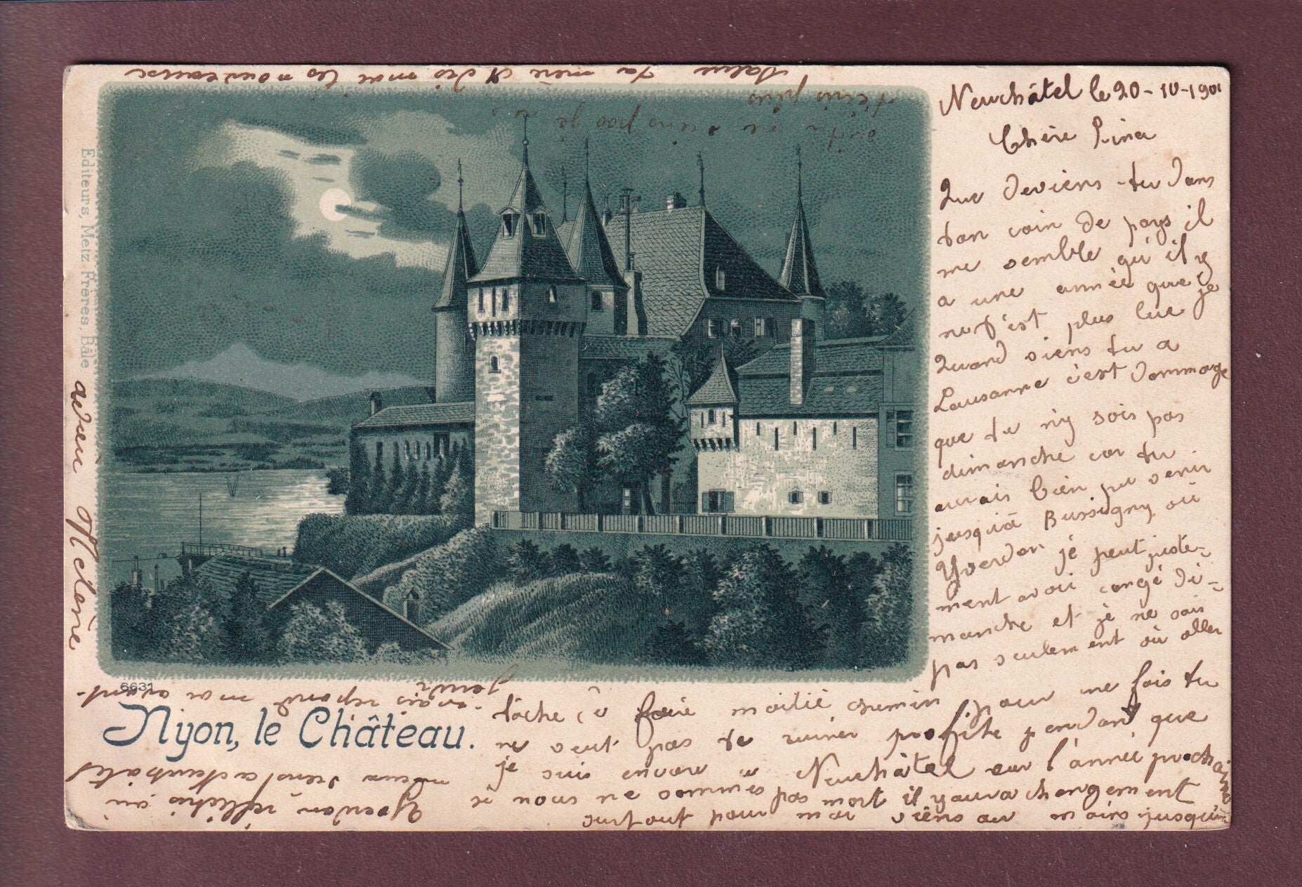 NYON - Le Château - 1901