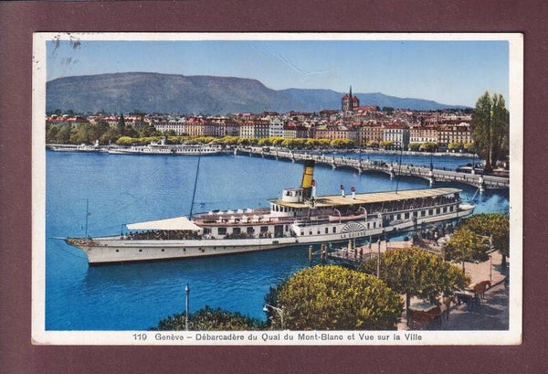 GENEVE - Bateau CGN La Suisse