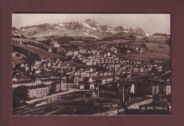 ST. GALLEN - Teilansicht - Säntis