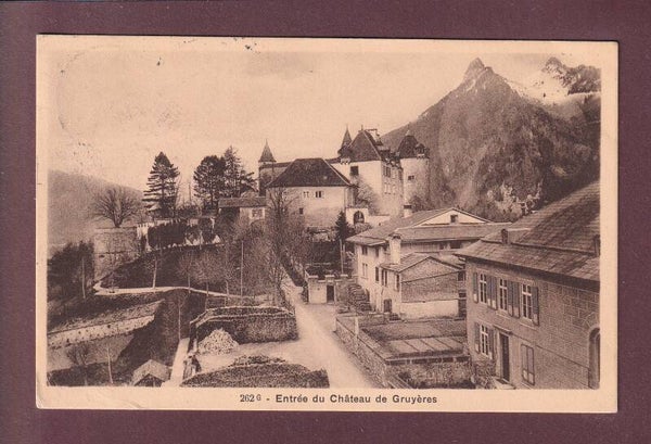 Entrée du Château de GRUYERES - 1911