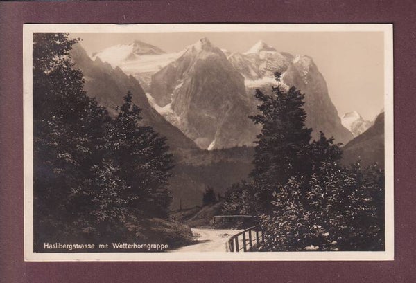 Haslibergstrasse - WETTERHORNGRUPPE - 1927