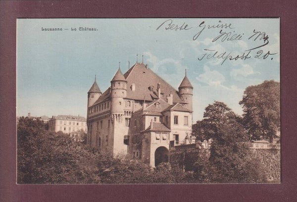 LAUSANNE - Le Château - 1926 Feldpost