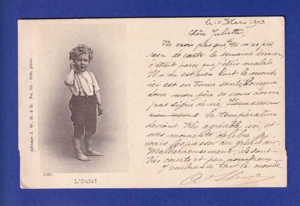 ENFANT - Jeune garçon - L'Ouïe