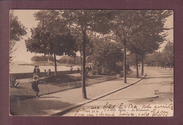 LAUSANNE - Ouchy - La Promenade - 1913