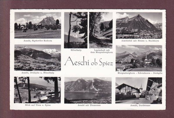 AESCHI ob Spiez - 9 Bilder - 1967