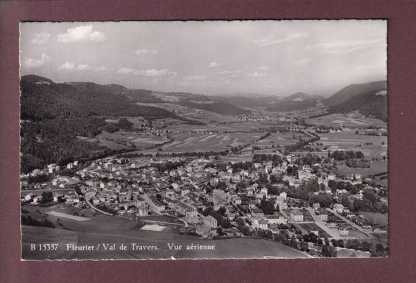FLEURIER - Vue aérienne - 1955