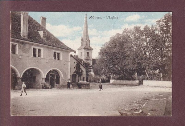 MÔTIERS - L'Eglise - 1922