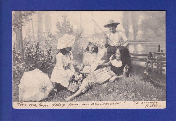 ENFANT - Dans les champs