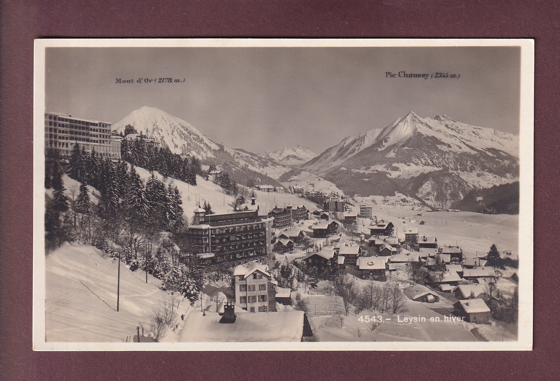 LEYSIN en hiver