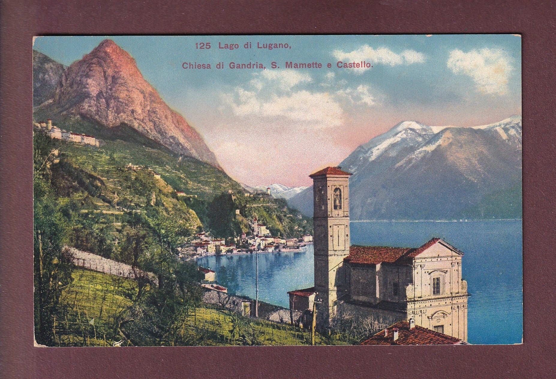 GANDRIA - Chiesa - S. Mamette - Castello