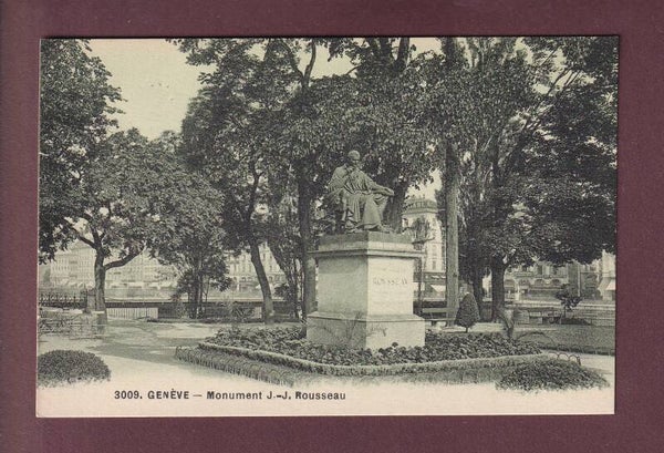GENEVE - Monument Rousseau