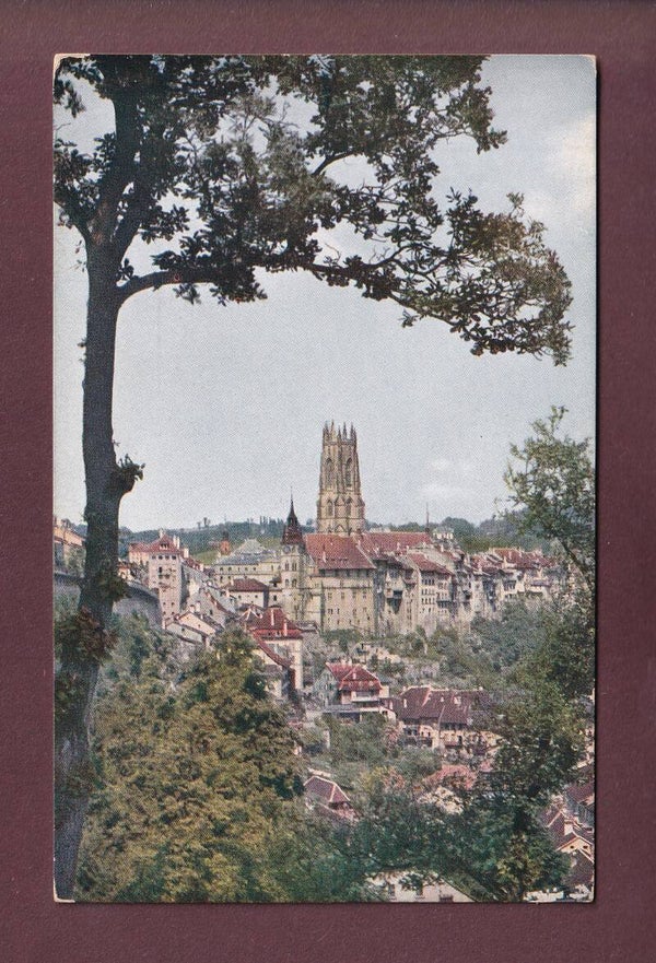 FRIBOURG - Cathédrale et Hôtel de Ville