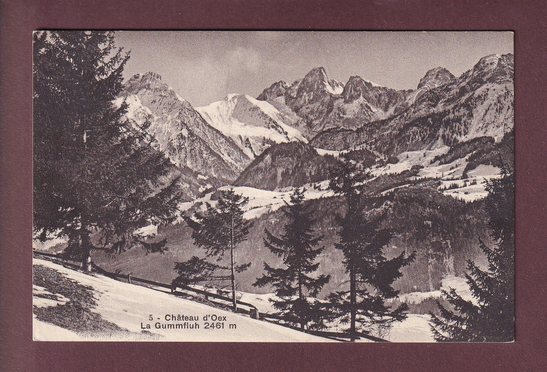 CHÂTEAU D'OEX - La GUMMFLUH