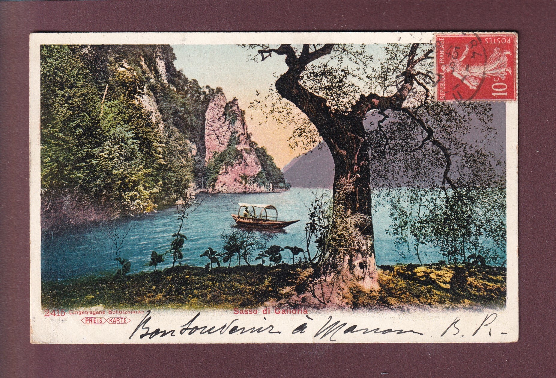 Sasso di GANDRIA - 1907