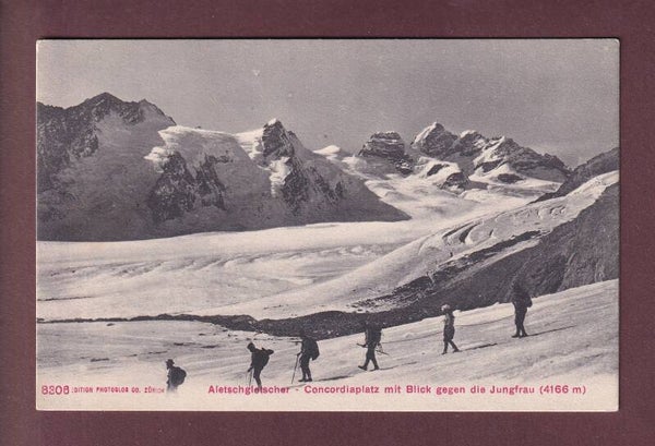 ALETSCHGLETSCHER - Concordiaplatz - Leute