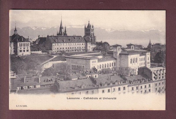 LAUSANNE - Cathédrale et Université