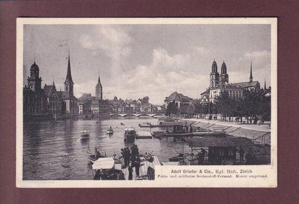 ZÜRICH - 3 Hauptkirchen - 1913