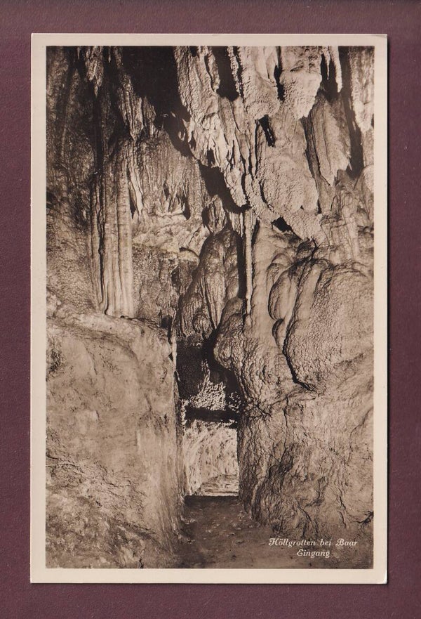 Höllgrotten bei BAAR - Eingang