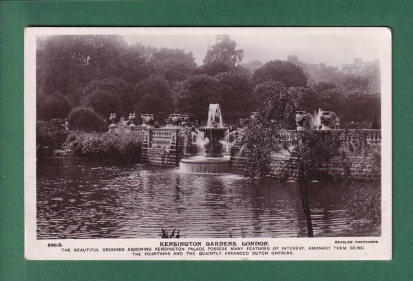 LONDON - Kensington Gardens - 1913