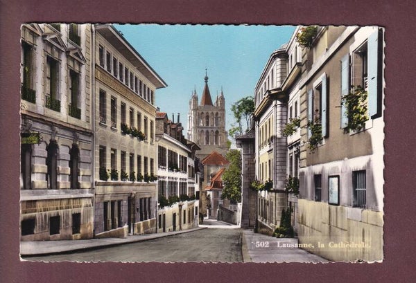 LAUSANNE - Cité - Cathédrale - 1961