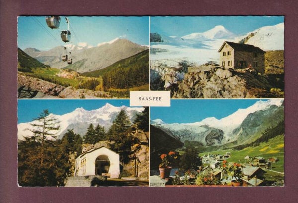 SAAS-FEE - 4 Bilder - 1950