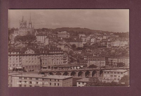LAUSANNE - Les ponts - Cathédrale - 1921