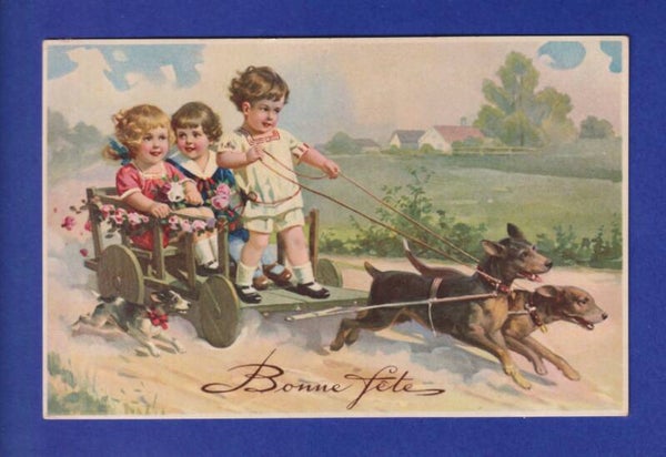ENFANT - Char à chiens